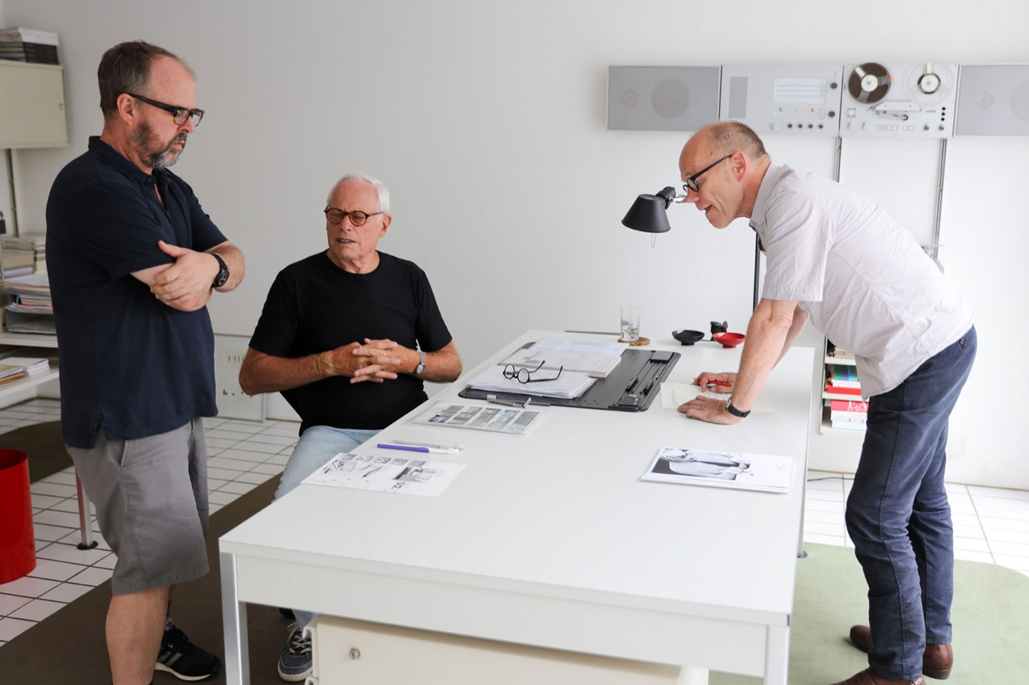 Gary Hustwit, Dieter Rams & Erik Spiekermann Gary Hustwit, Dieter Rams & Erik Spiekermann