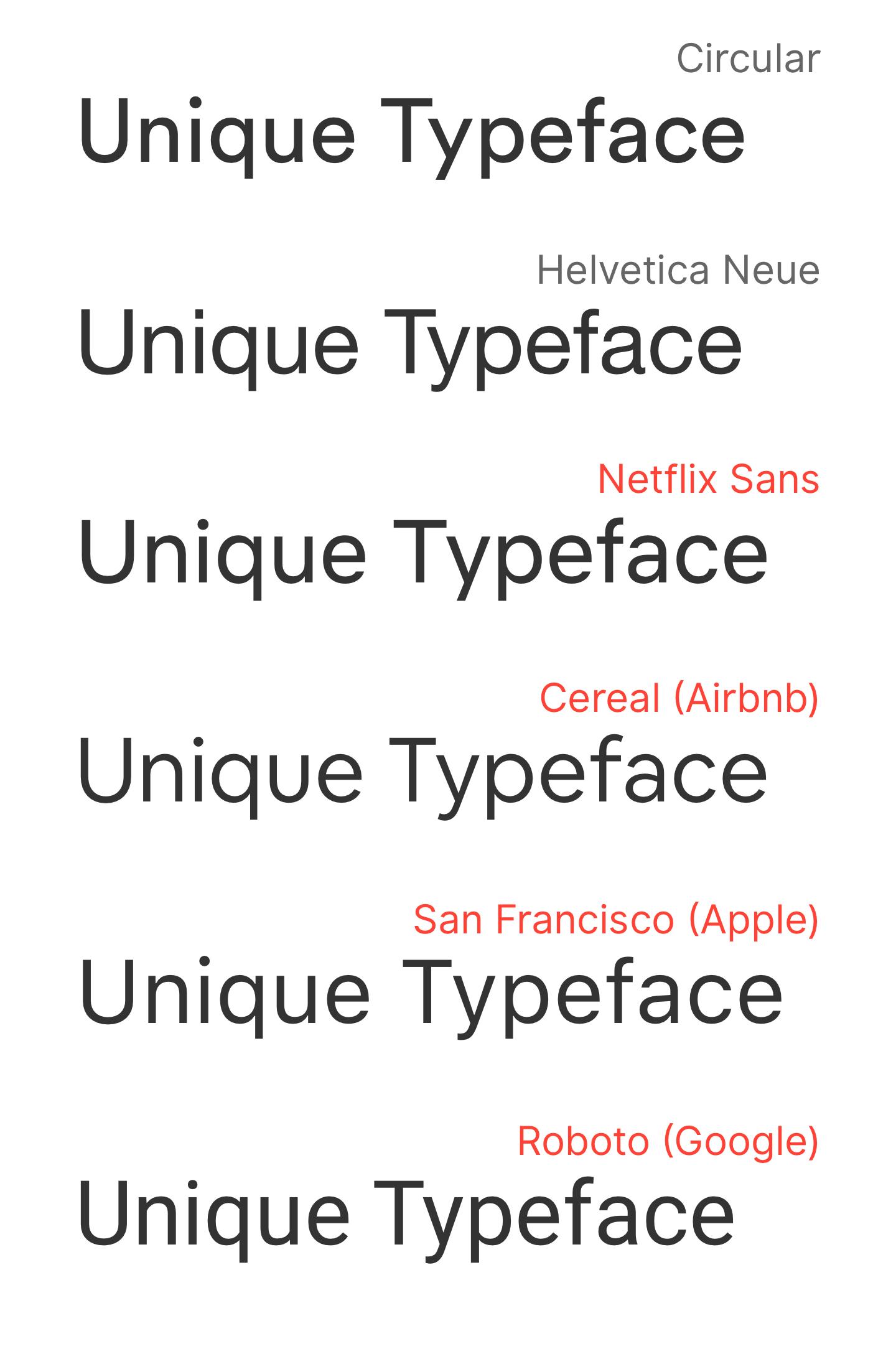 most custom typefaces look the same