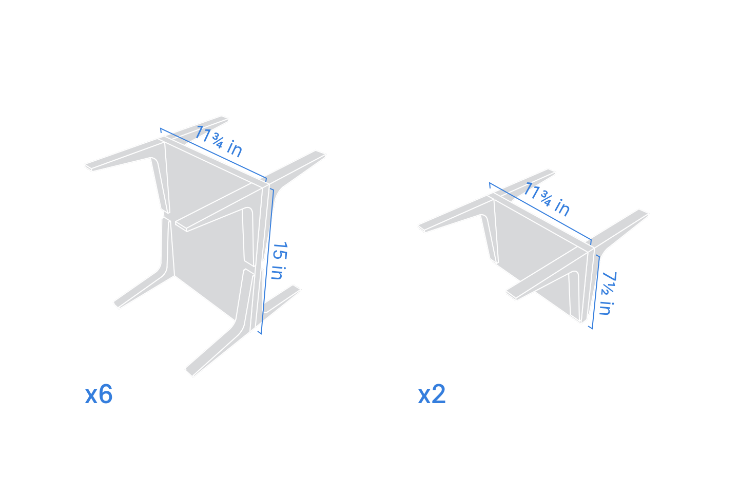 The vertical modules of the shelf vertical modules