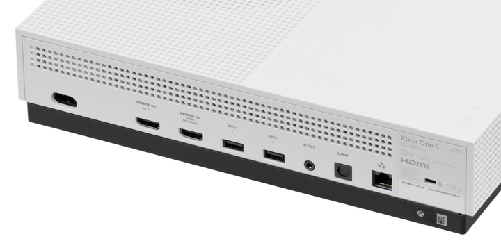Xbox One S back