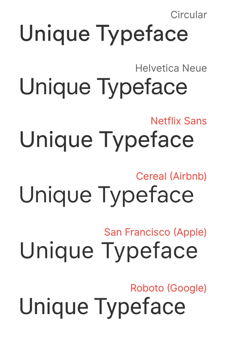 most custom typefaces look the same
